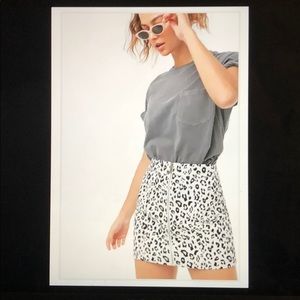 FOREVER 21 Zip Up Mini Skirt